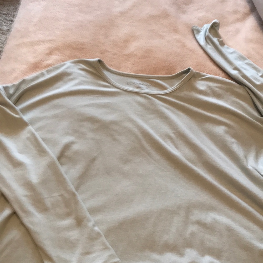 Beyond yoga over size soft top with long sleeve